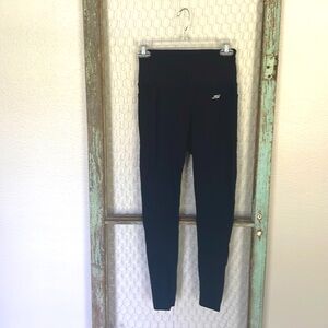 Skechers Sz Small Black High-waisted Leggings with Pockets